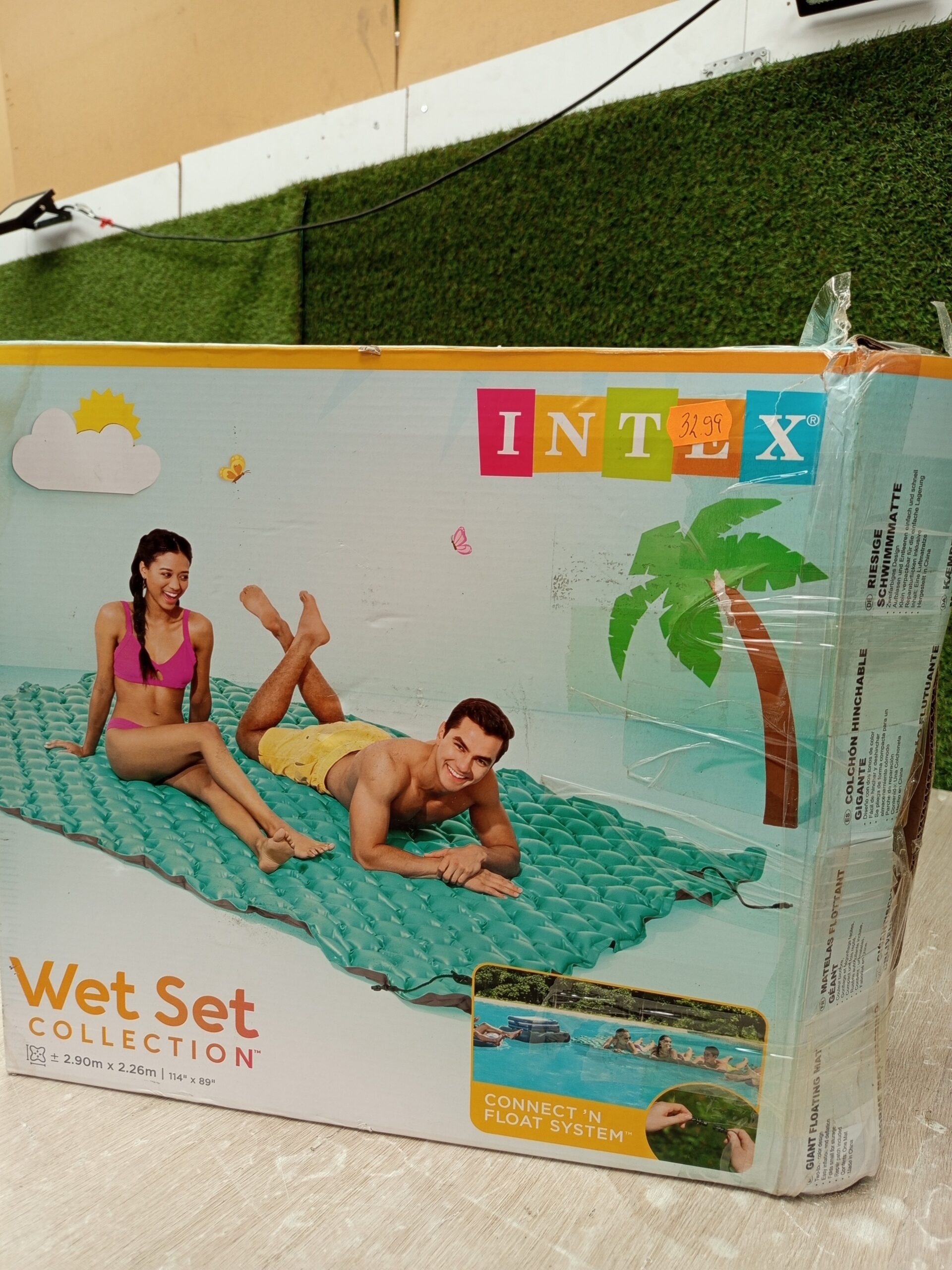 Intex - Colchoneta hinchable para 3 personas - Imagen 3