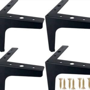 4 patas triangulares de metal para muebles