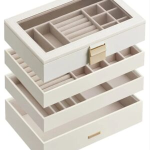 SONGMICS JBC164W01 CAJA JOYERO