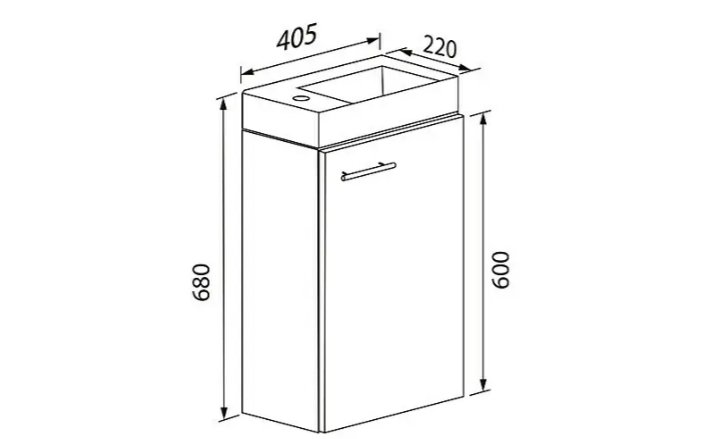 Conjunto de muebles de baño VCM Slito - Imagen 2