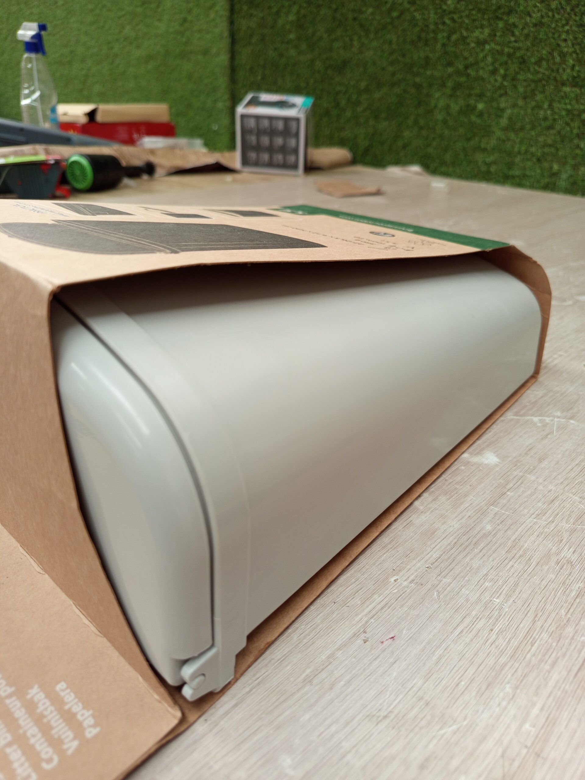 Brunner Pillar Abfalleimer + Halterung Müll Cubo de Basura - Imagen 4