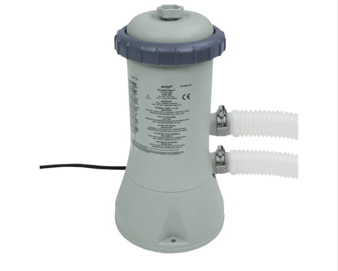 Intex Bomba Filtro de 530 GAL, Blanco, Gris.