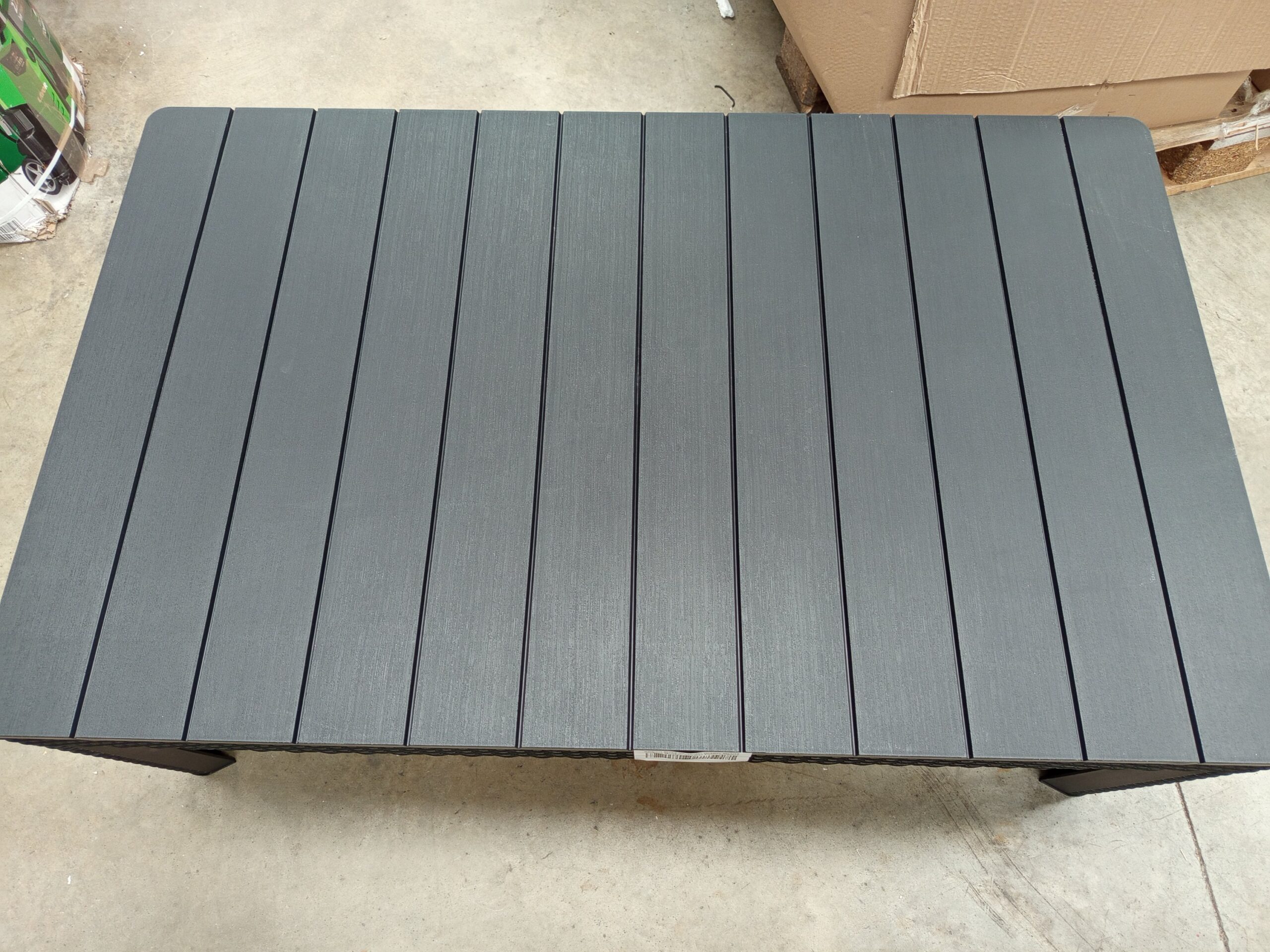 Allibert Mesa de Jardín Grafito Mesita Mesilla Mueble. - Imagen 4