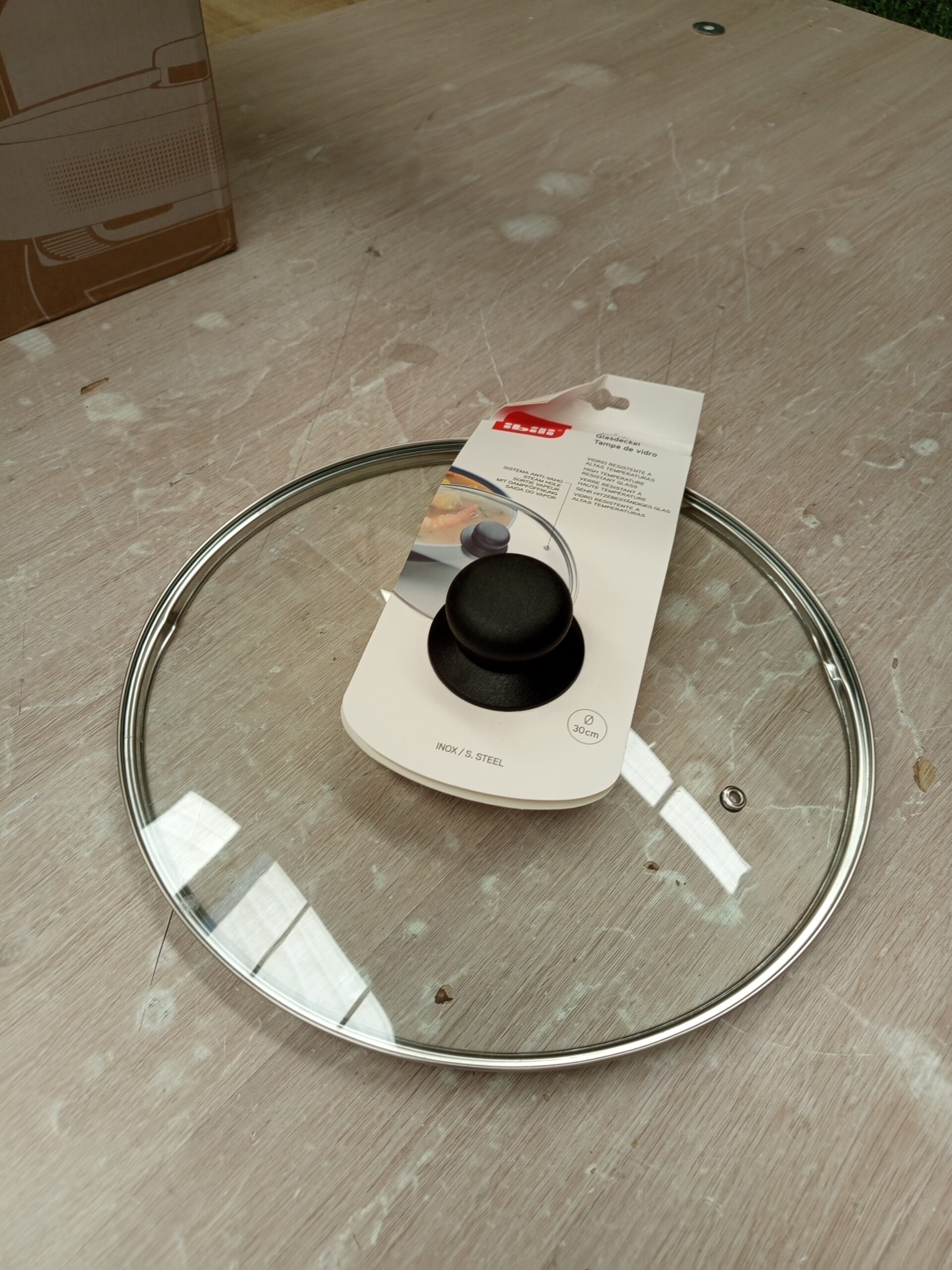 IBILI 970730 Tapa Cristal 30 CMS - Imagen 2