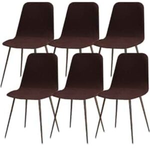 Lydevo Fundas para Sillas de Comedor 6 Piezas Funda de Sillas