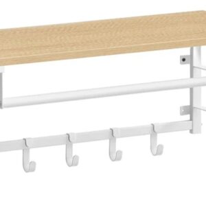 VASAGLE Perchero de Pared LCR012N01