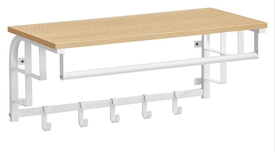 VASAGLE Perchero de Pared LCR012N01