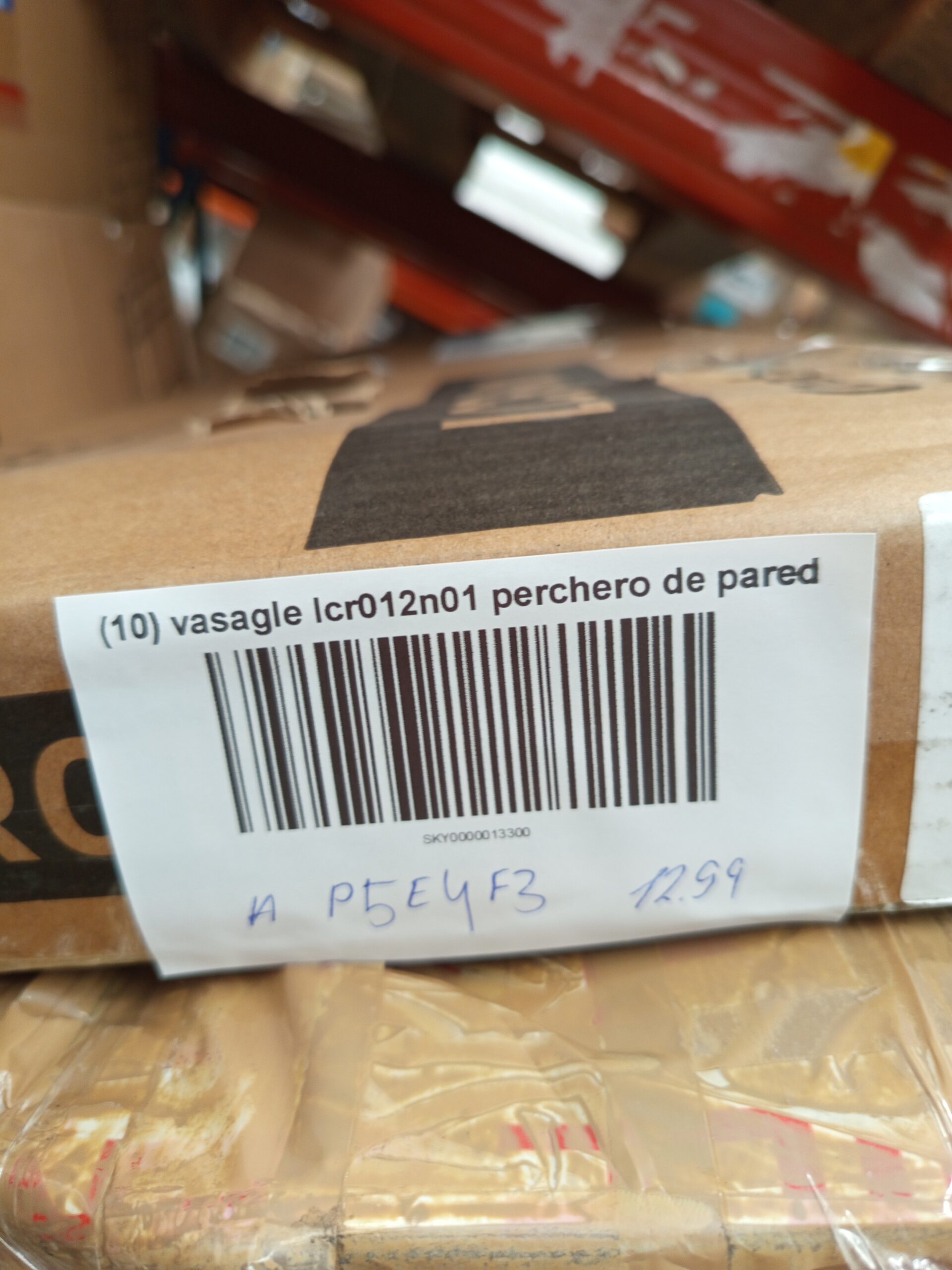 VASAGLE Perchero de Pared LCR012N01 - Imagen 4