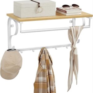 VASAGLE - Perchero de pared industrial LCR11WY