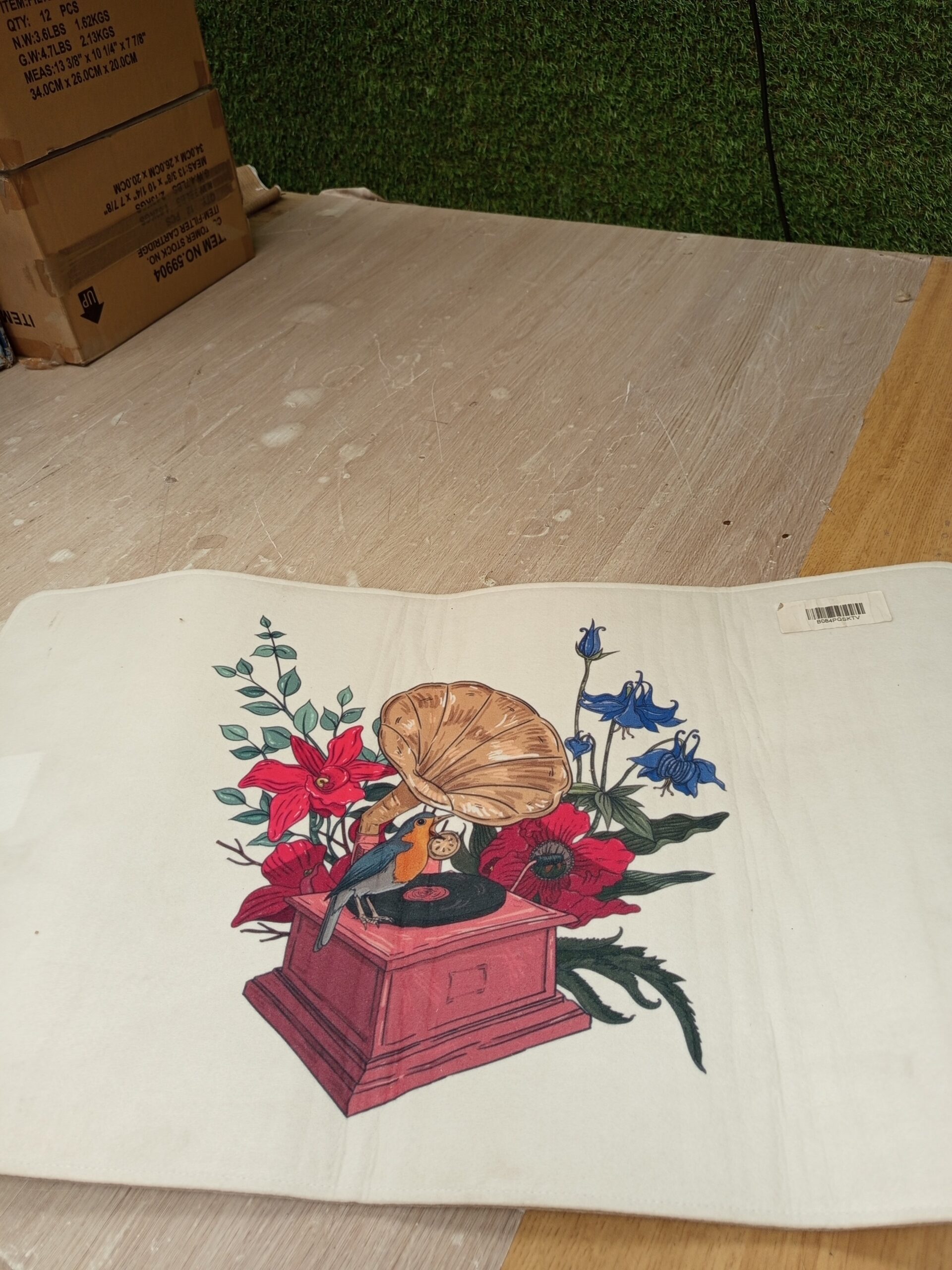 Bonamaison Felpudos, Multicolor, 40 x 70 cm - Imagen 4