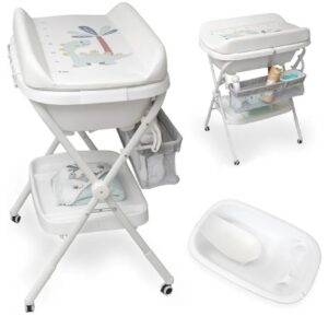 Interbaby Bañera Cambiador Bebé Plegable