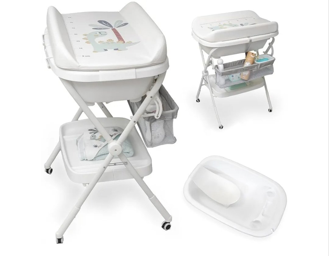 Interbaby Bañera Cambiador Bebé Plegable