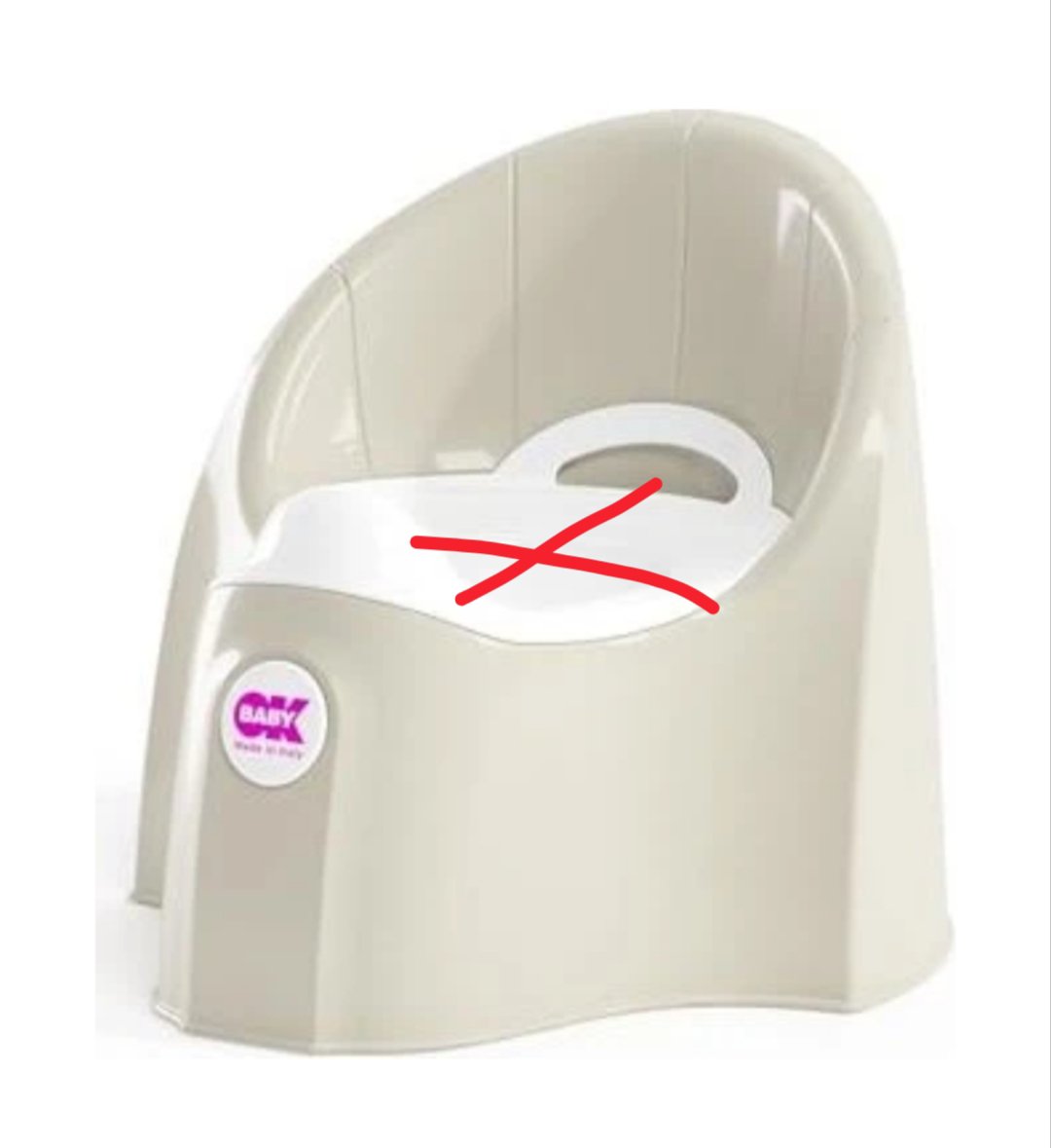 Orinal infantil OK Baby Pasha blanco