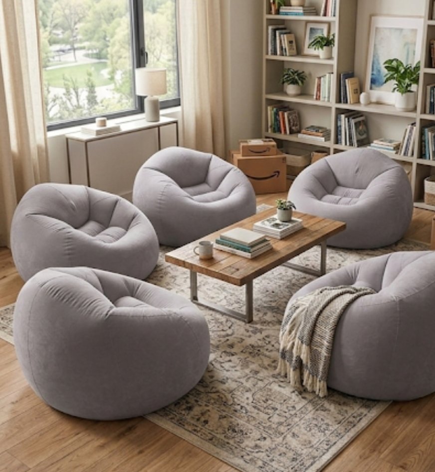 Intex Sillónes Hinchables Beanless Bag set de 5