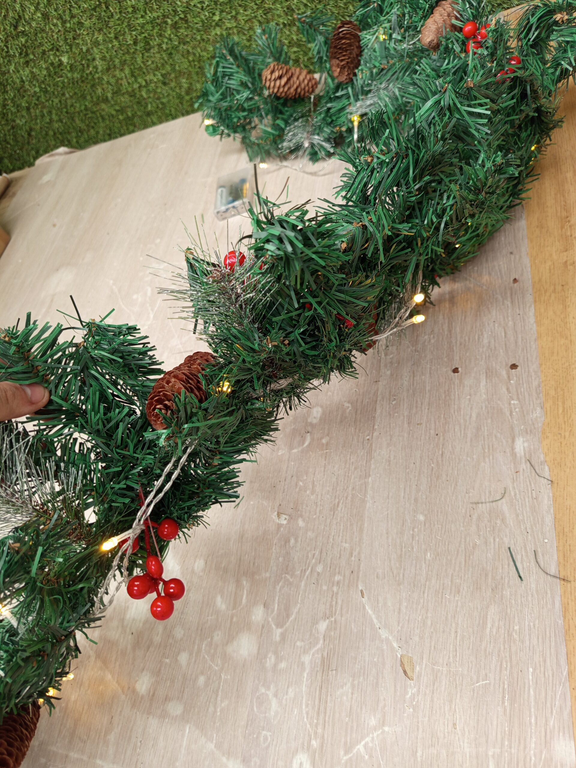 NUZEKY Guirnalda de Navidad, 1.8 m - Imagen 3
