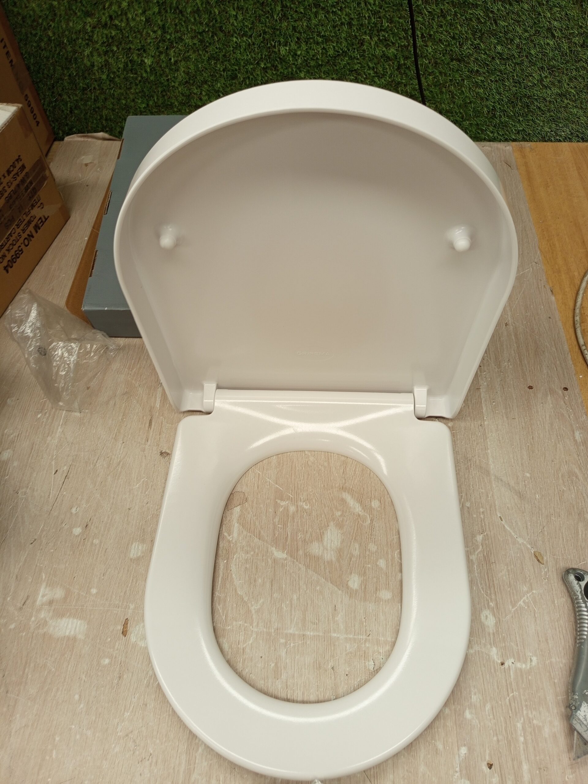 GRIFEMA G951 Tapa WC, UF Resin Tapa Inodoro - Imagen 2