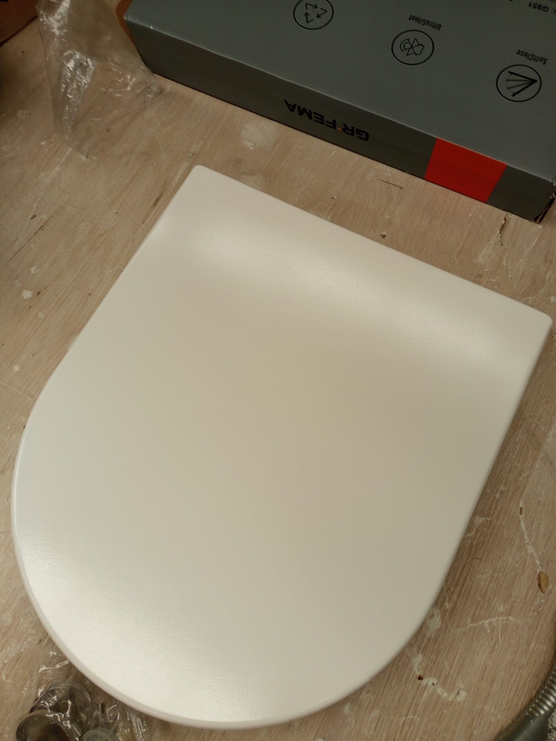 GRIFEMA G951 Tapa WC, UF Resin Tapa Inodoro - Imagen 5