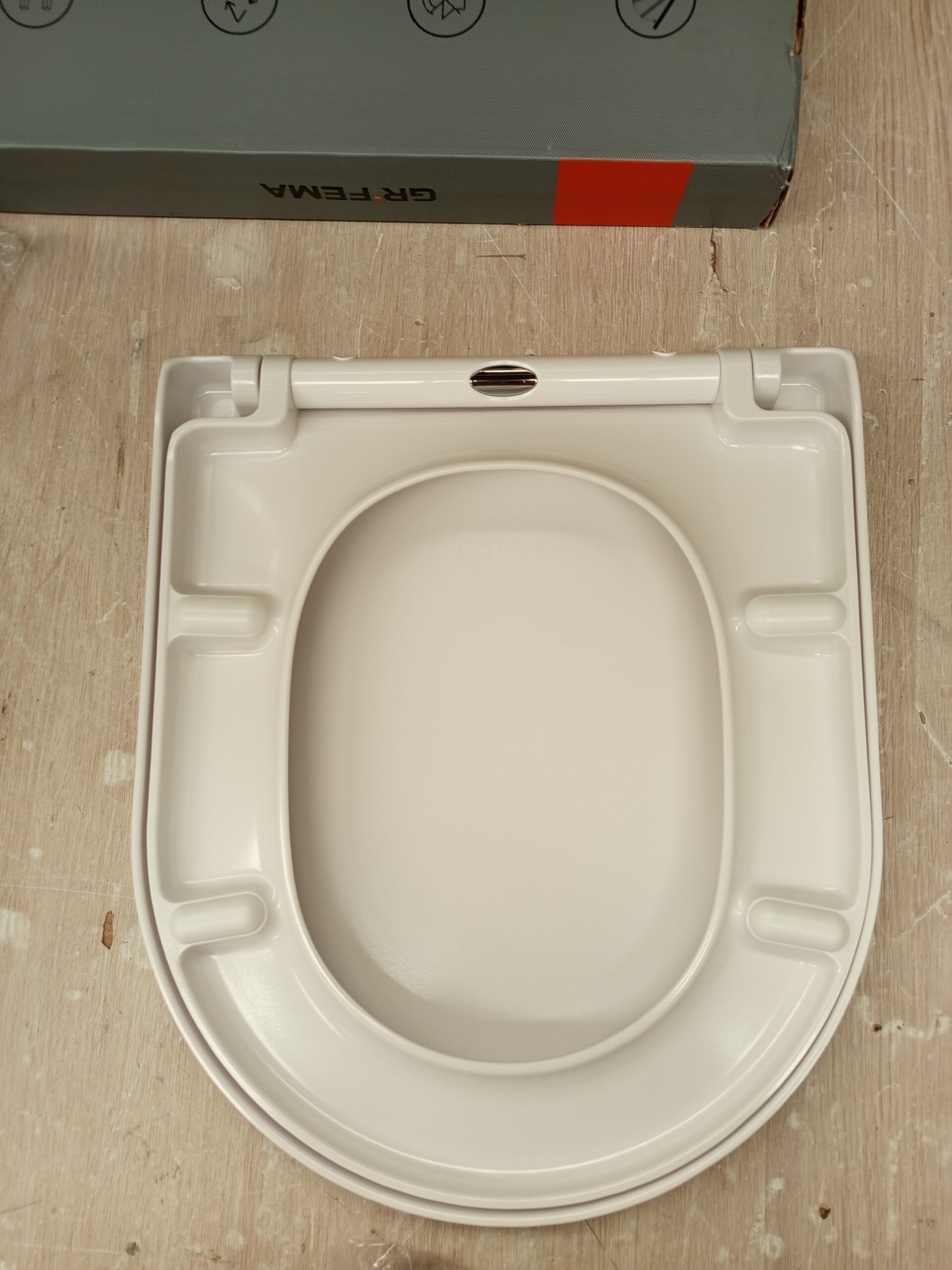 GRIFEMA G951 Tapa WC, UF Resin Tapa Inodoro - Imagen 3