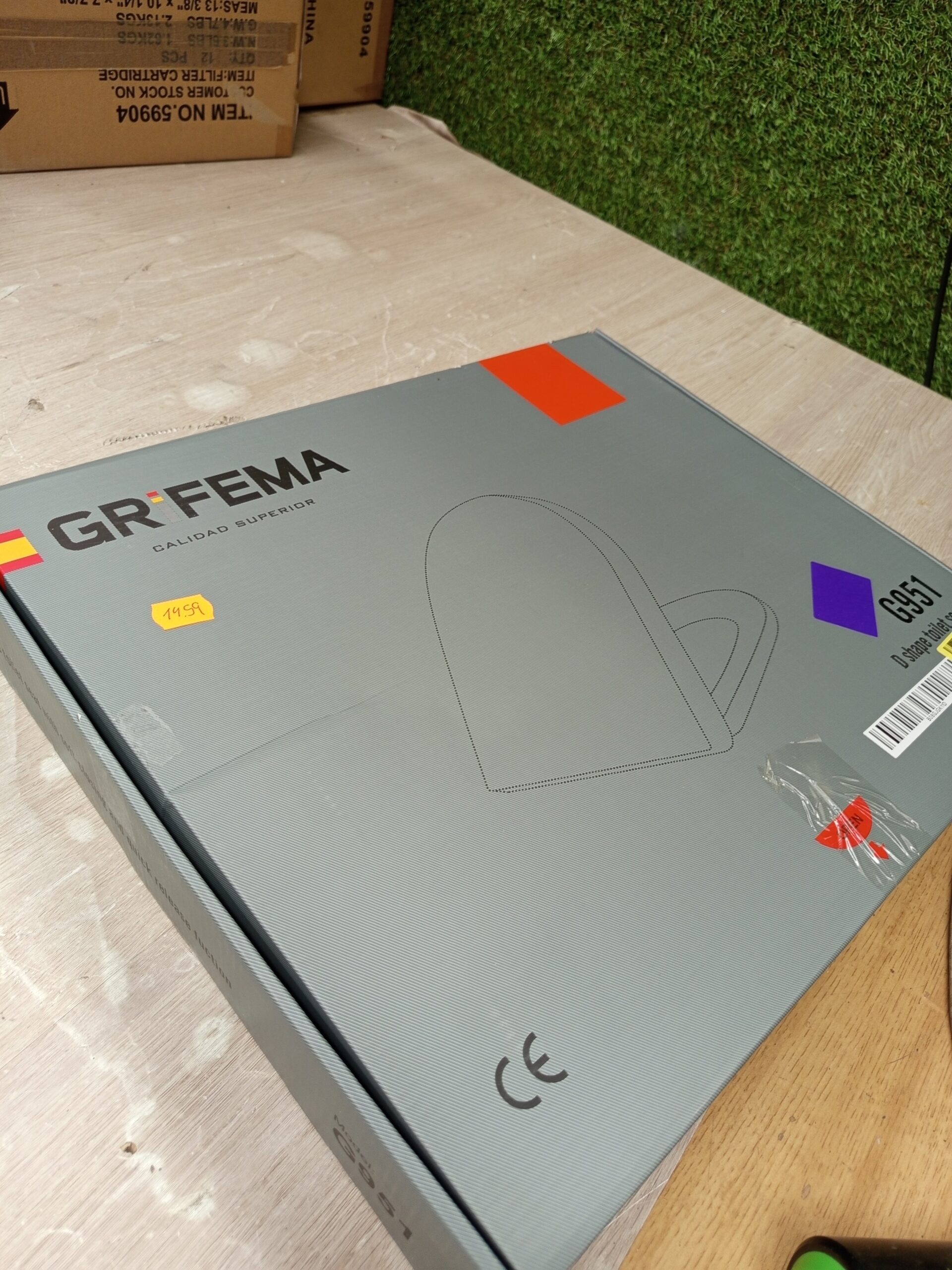 GRIFEMA G951 Tapa WC, UF Resin Tapa Inodoro - Imagen 7