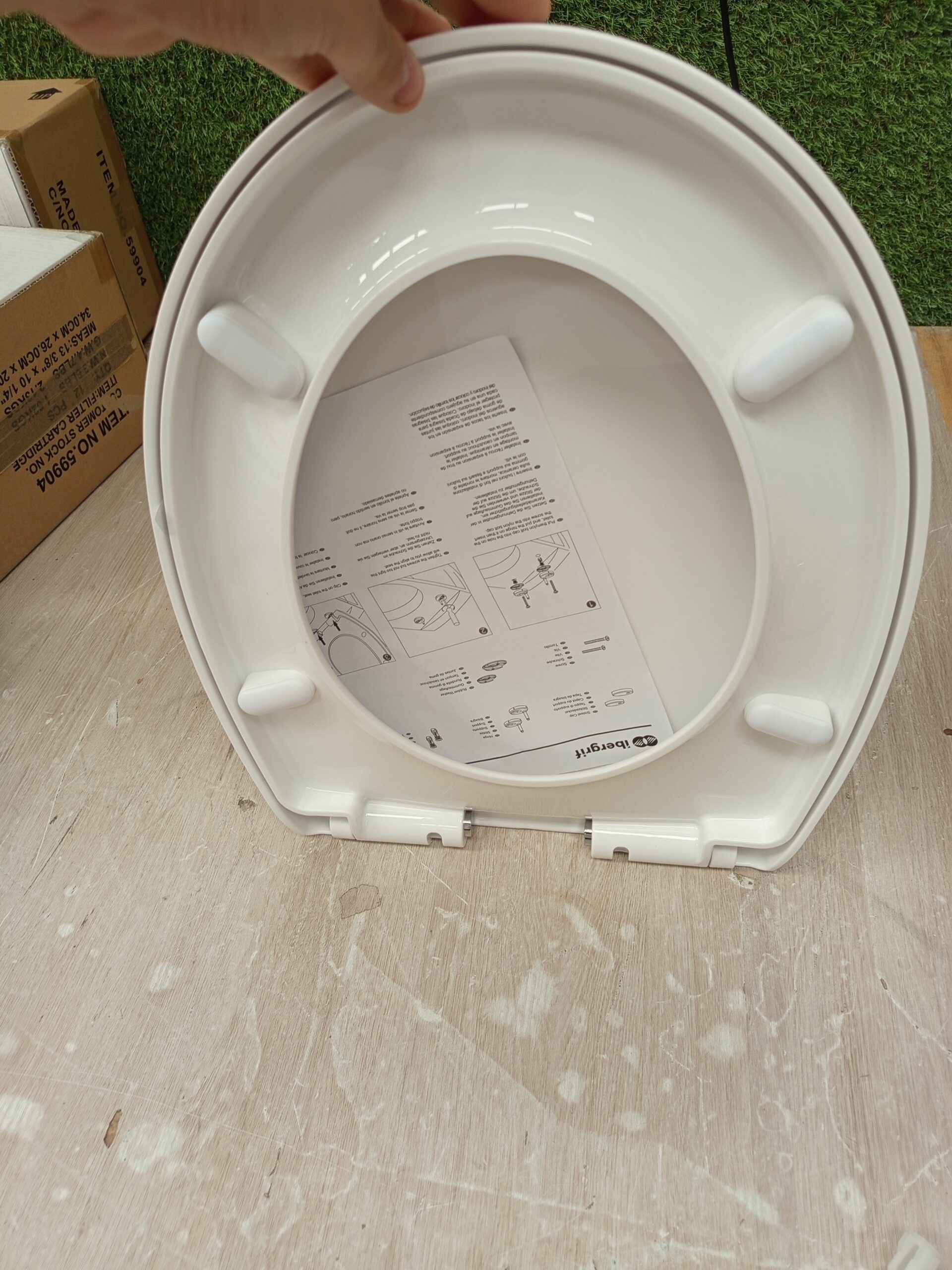 Ibergrif M41002 Tapa wc, Asiento de Inodoro - Imagen 4