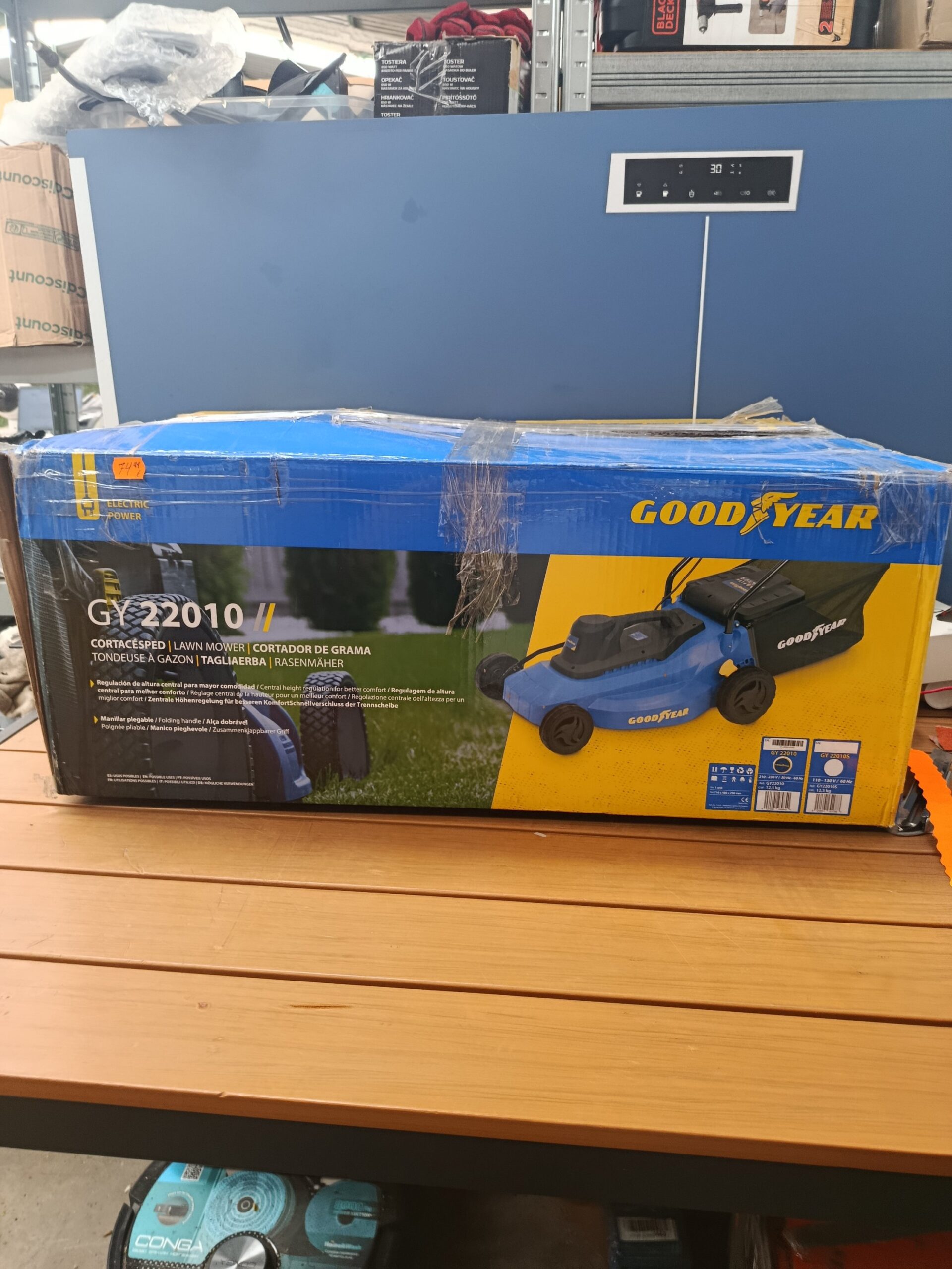 Goodyear-Cortacésped Eléctrico Rotativo 1800W, Corte 40cm. - Imagen 9