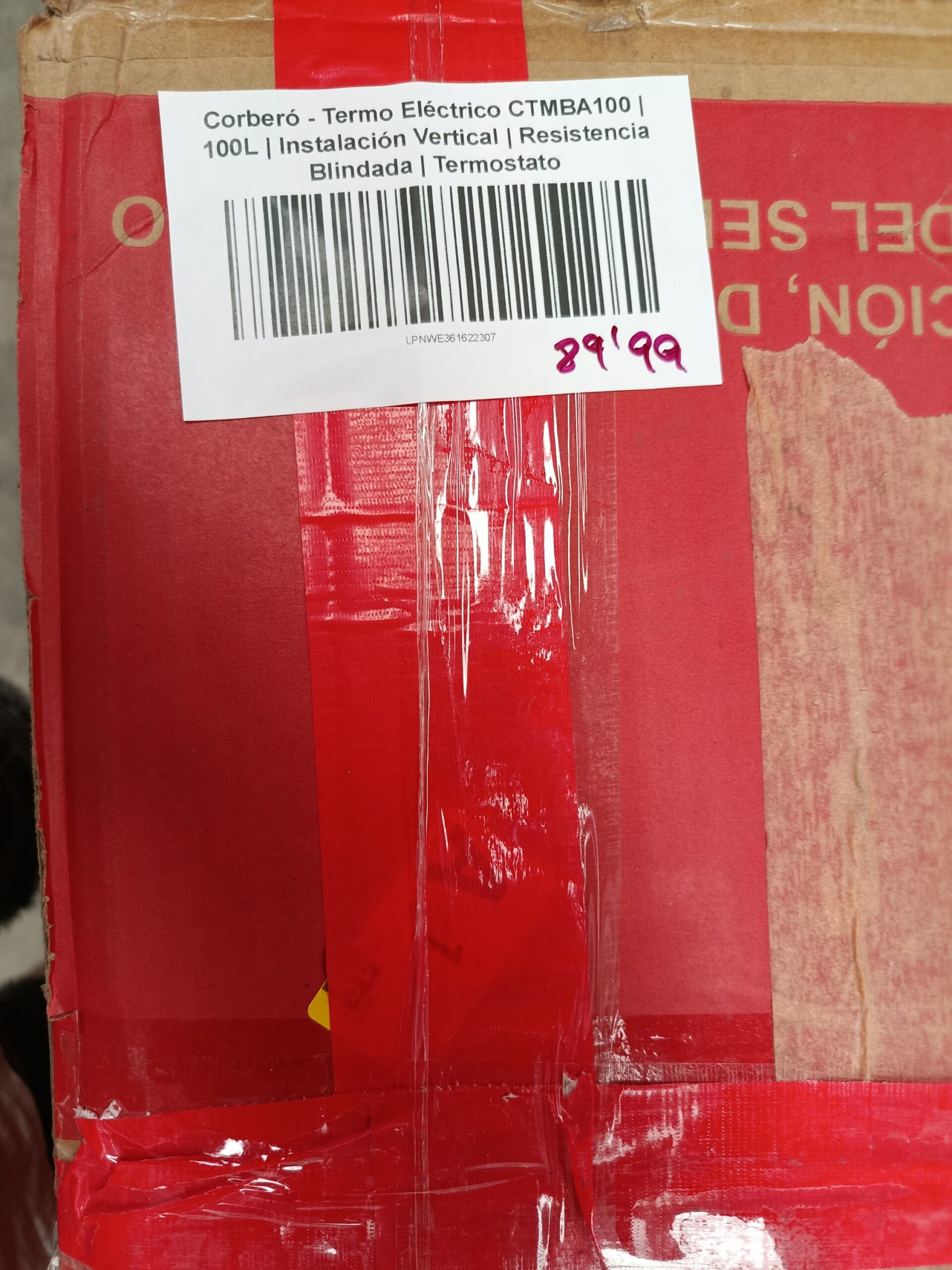 TERMO LECTRICO CORBERÓ 100L - Imagen 8