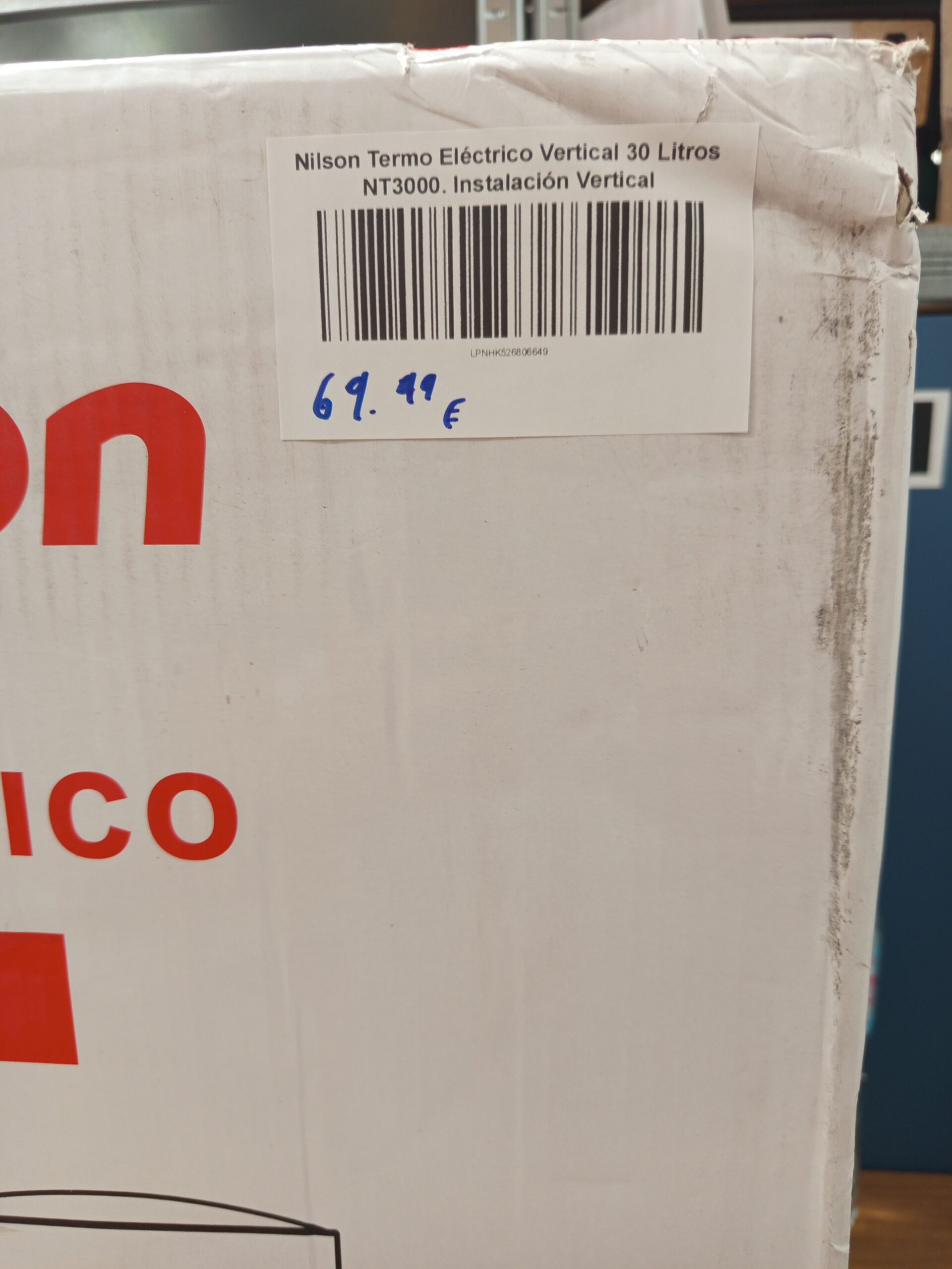 Termo Eléctrico Nilson, NT3000, 1500W, 30L, Incluye Kit de Montaje. - Imagen 7