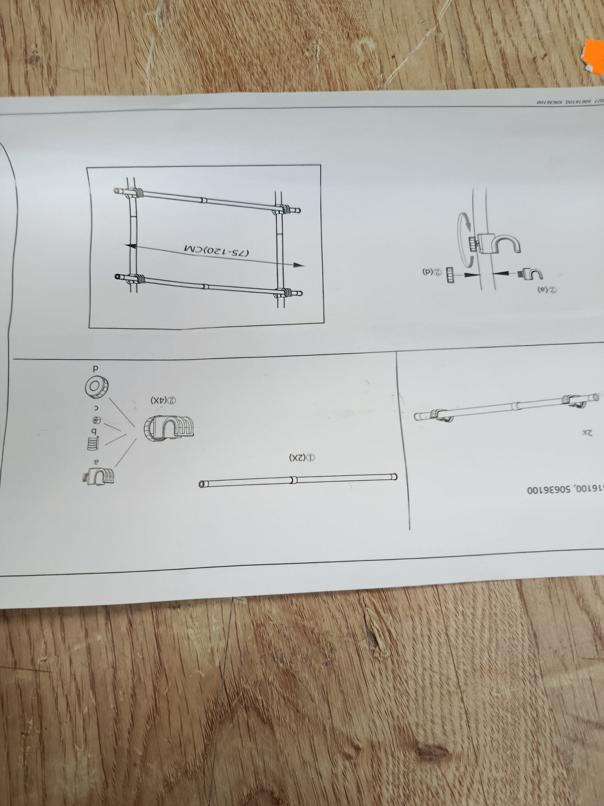 2 BARRAS TELESCOPICAS PARA ROPA - Imagen 5