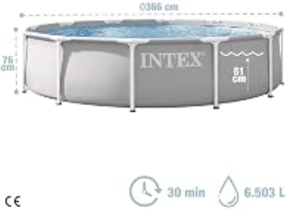 ESTRUCTURA PISCINA DESMONTABLE CIRCULAR INTEX 3,66M - Imagen 2