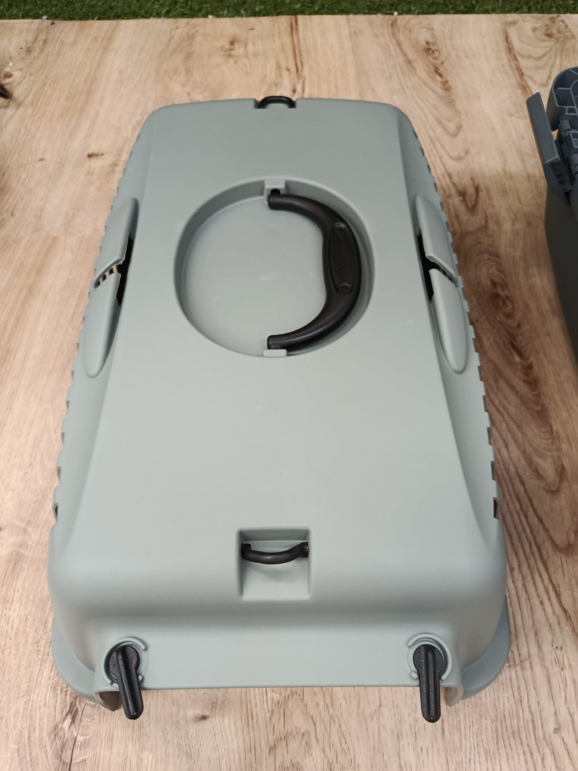 TRASPORTIN PARA MASCOTAS VERDE Y GRIS - Imagen 10