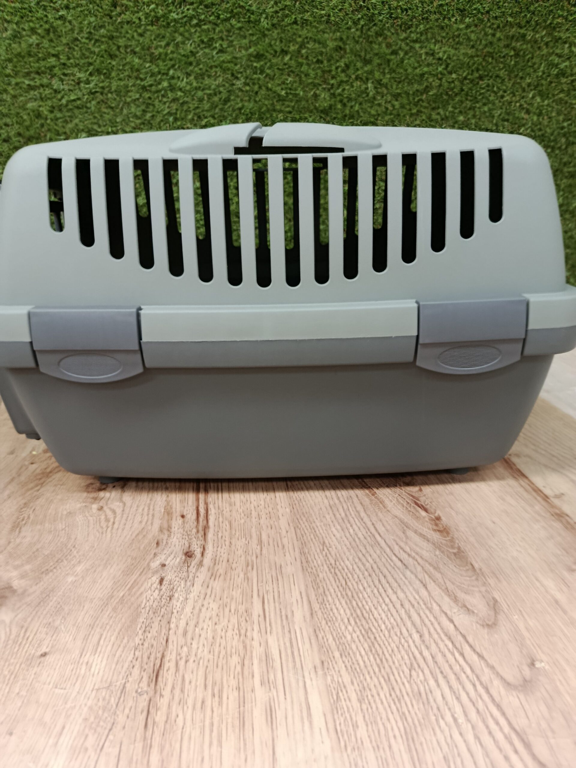 TRASPORTIN PARA MASCOTAS VERDE Y GRIS - Imagen 8