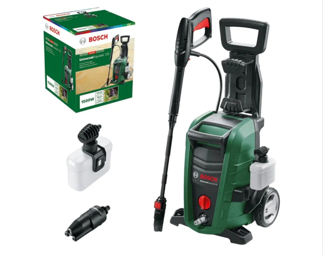 Bosch Home and Garden Limpiadora 1500 W, 125 Bares.