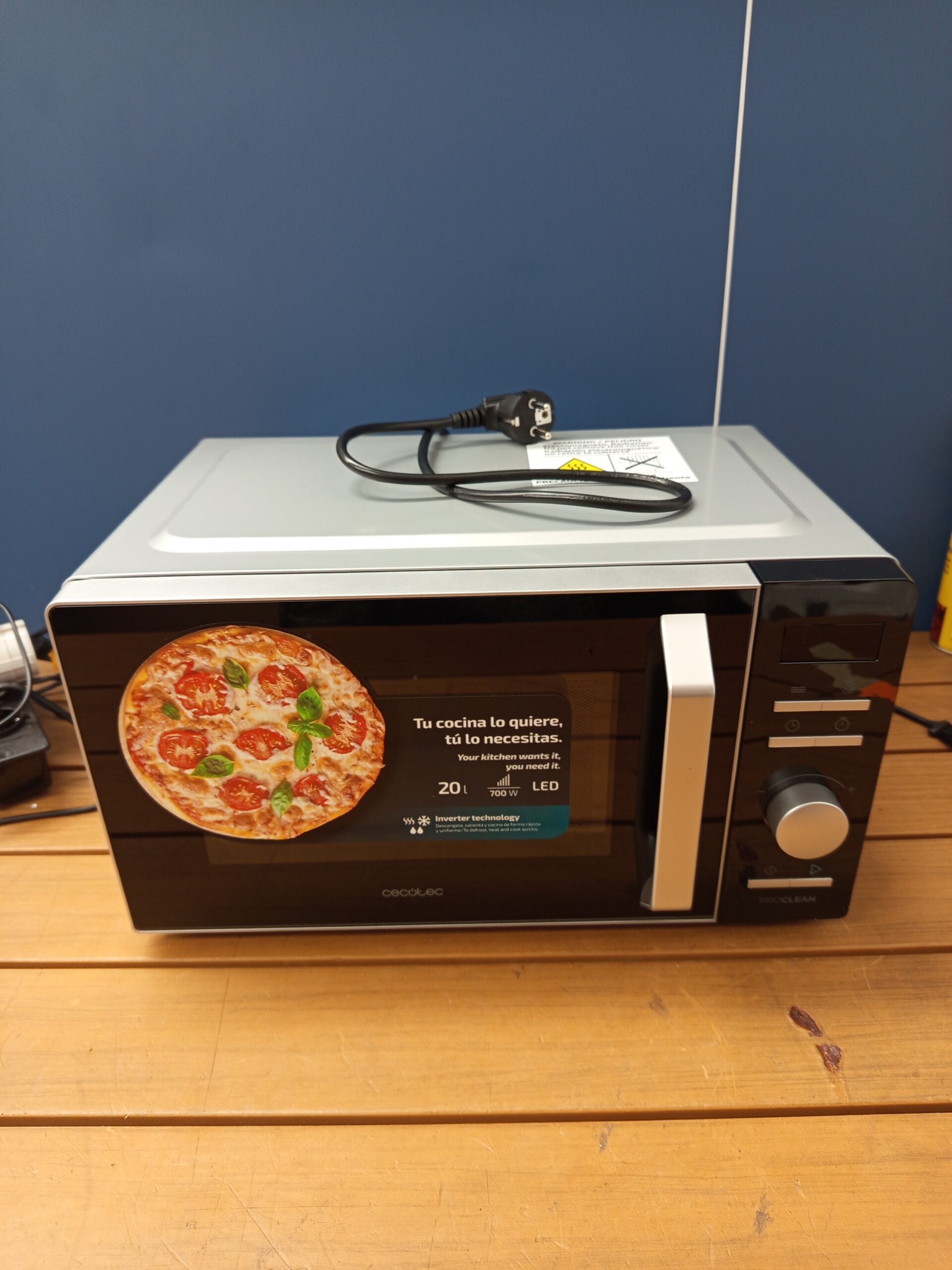 Cecotec Microondas Digital 20L Proclean 5010 Inverter. 700W, - Imagen 6