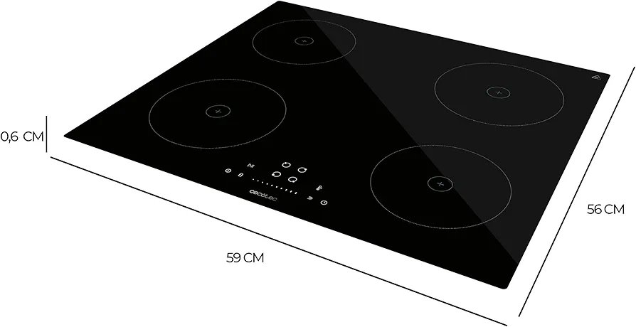 Placa de Inducción - Bolero Squad 4200 - CECOTEC - Imagen 2