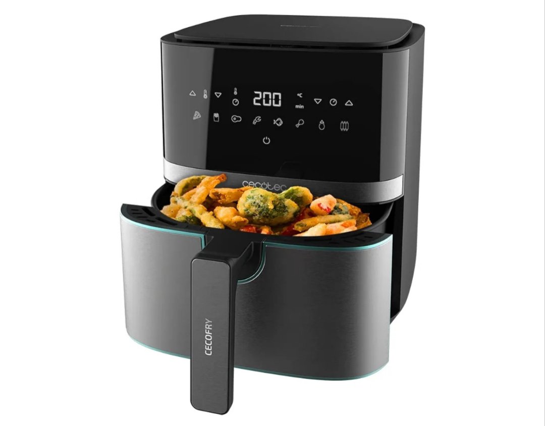 Cecotec Freidora sin Aceite 5,5 L,
1700w..