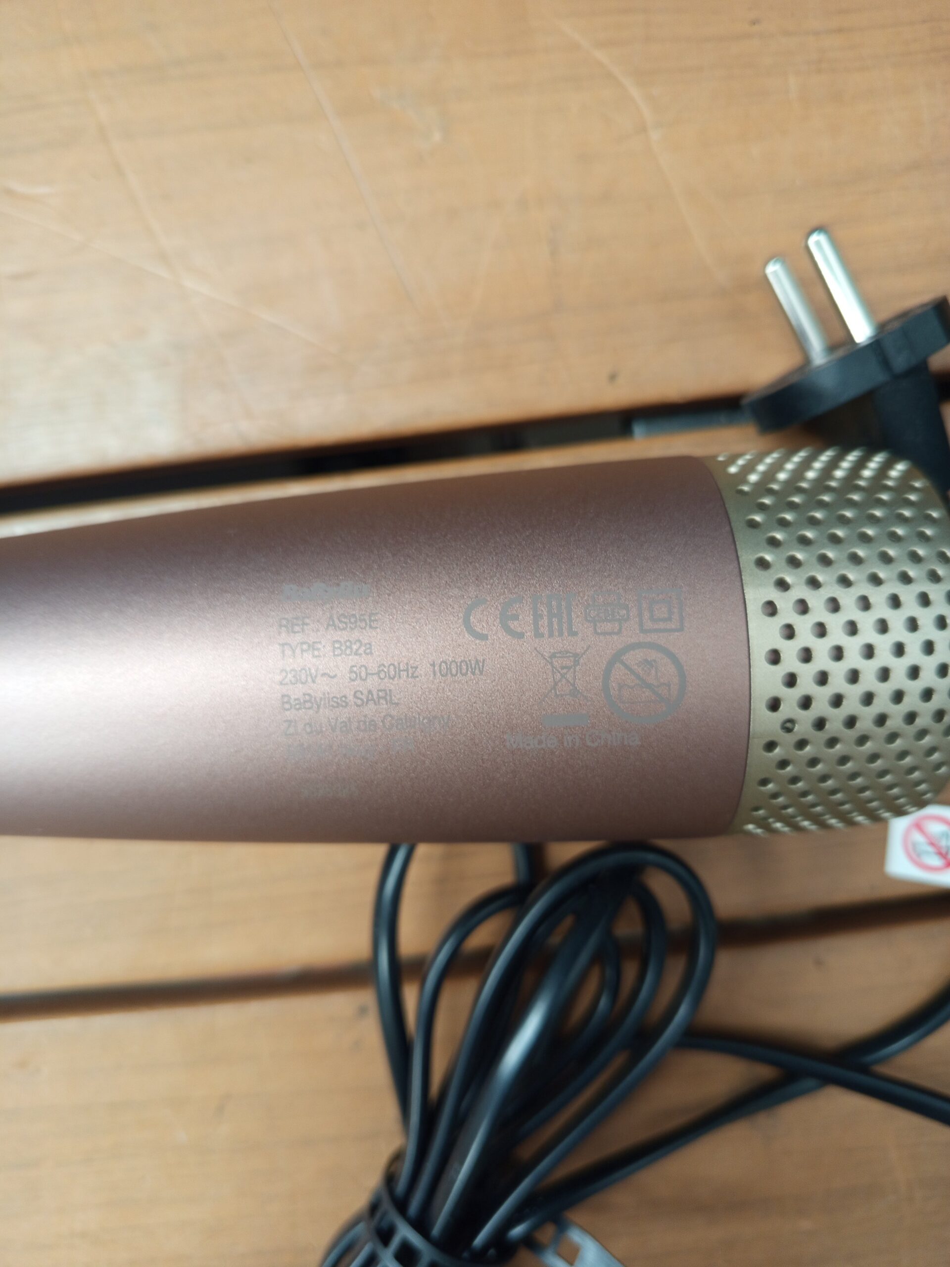 BaByliss Cepillo de Aire Air Power Volume 2 en 1 Secador de Pelo. - Imagen 2