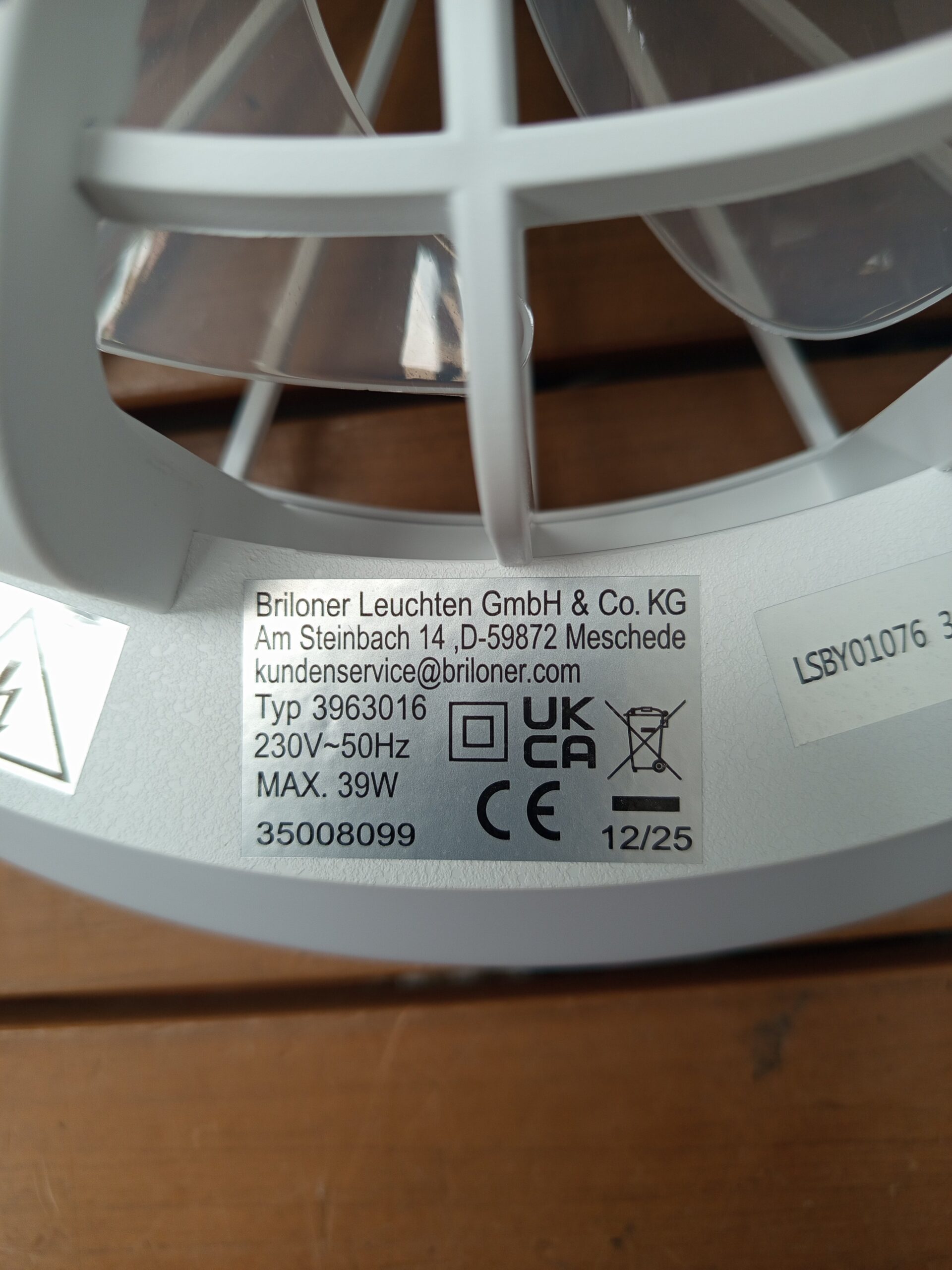 Briloner Ventilador De Techo Con Luz, 5 Velocidades... - Imagen 5