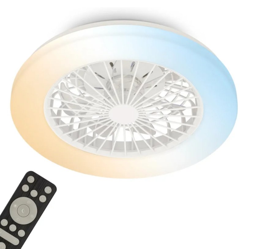 Briloner Ventilador De Techo Con Luz, 5 Velocidades...