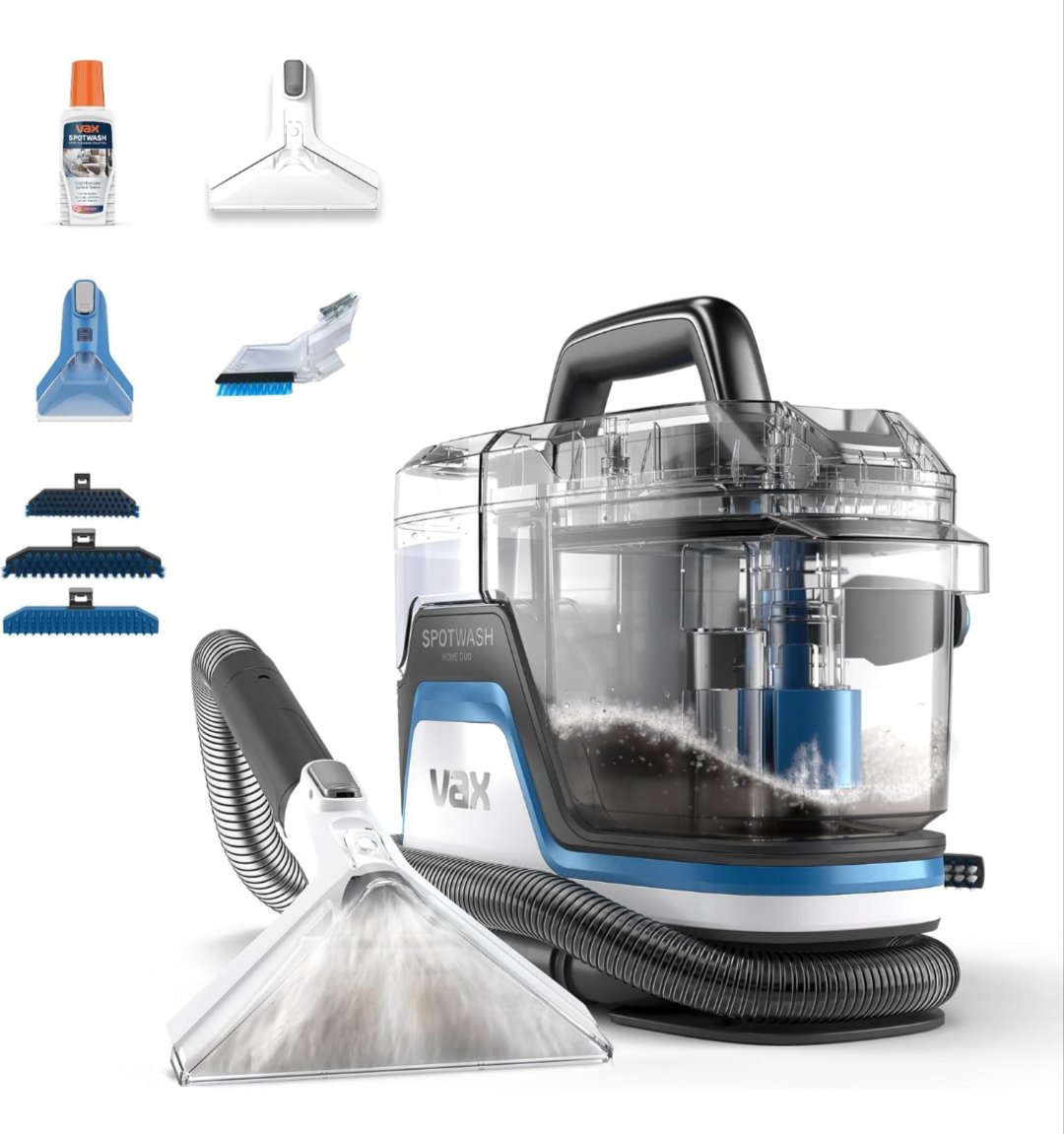 Vax Limpiador de tapicerias quitamanchas SpotWash Home Duo y quitamanchas..
