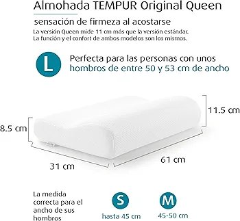 Almohada cervical viscoelástica - Tempur - Imagen 2