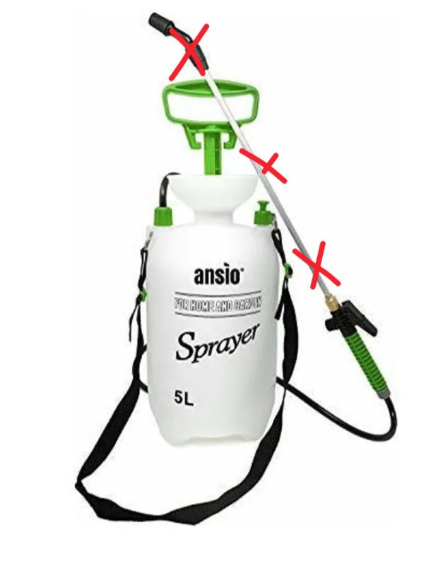 Pulverizador de jardín de 5 litros