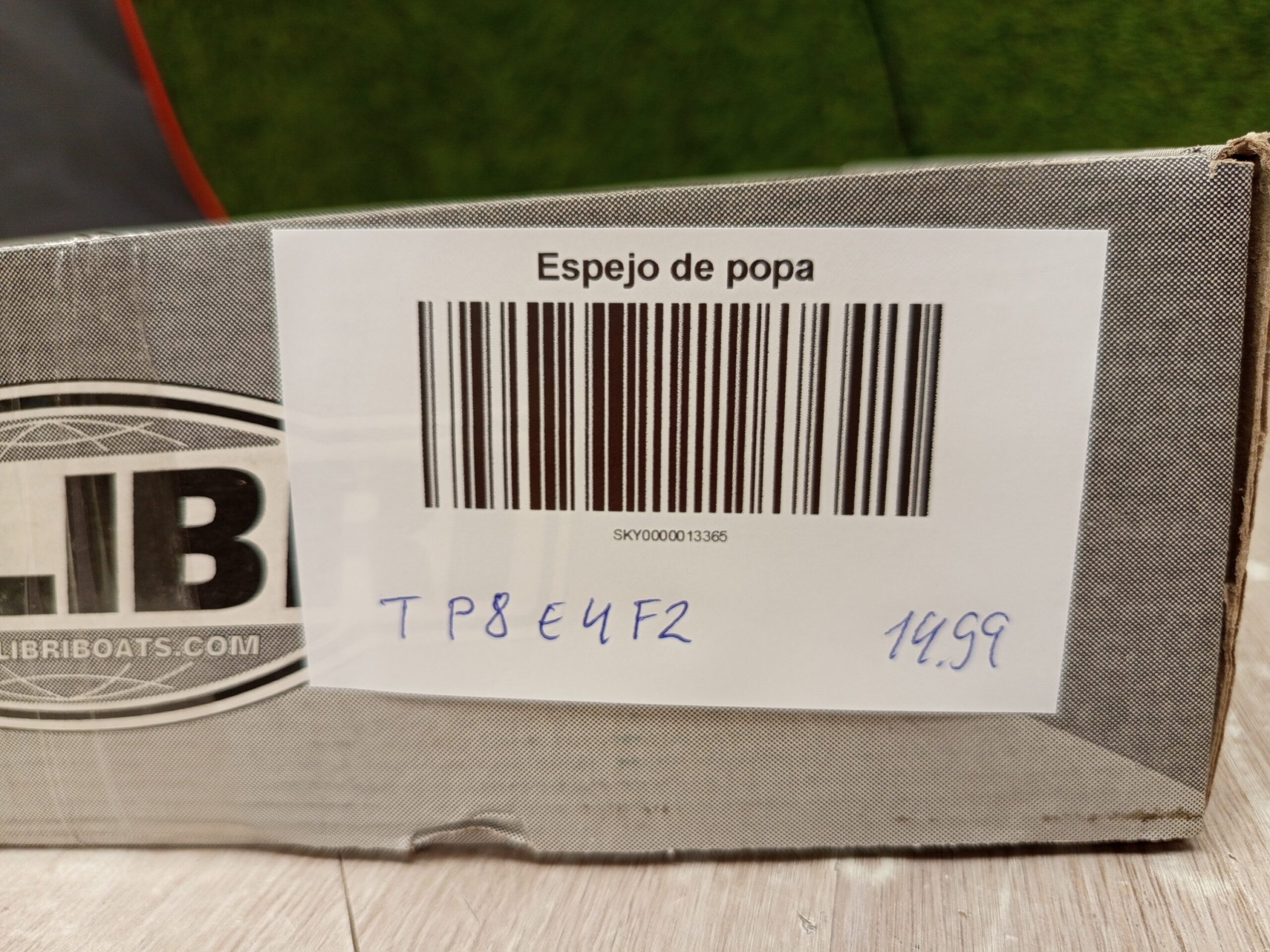 Espejo de popa para barco Kolibri de PVC sin montaje - Imagen 2
