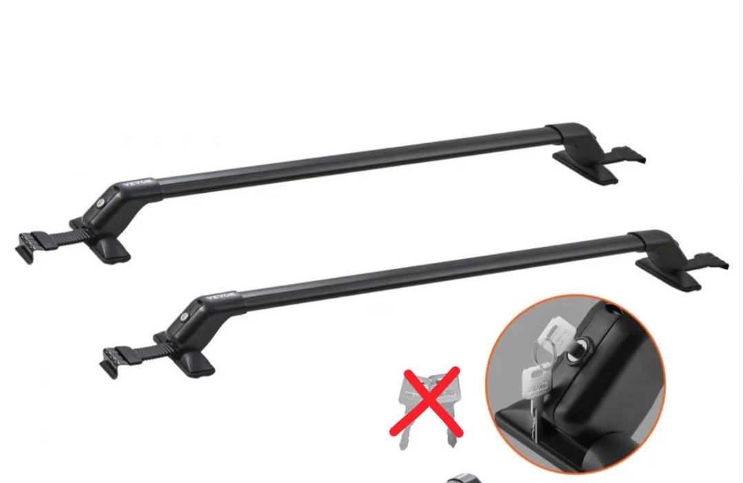 VEVOR Barras Transversales de Techo