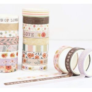 Paquete económico de cintas Washi Dovecraft, 20 rollos