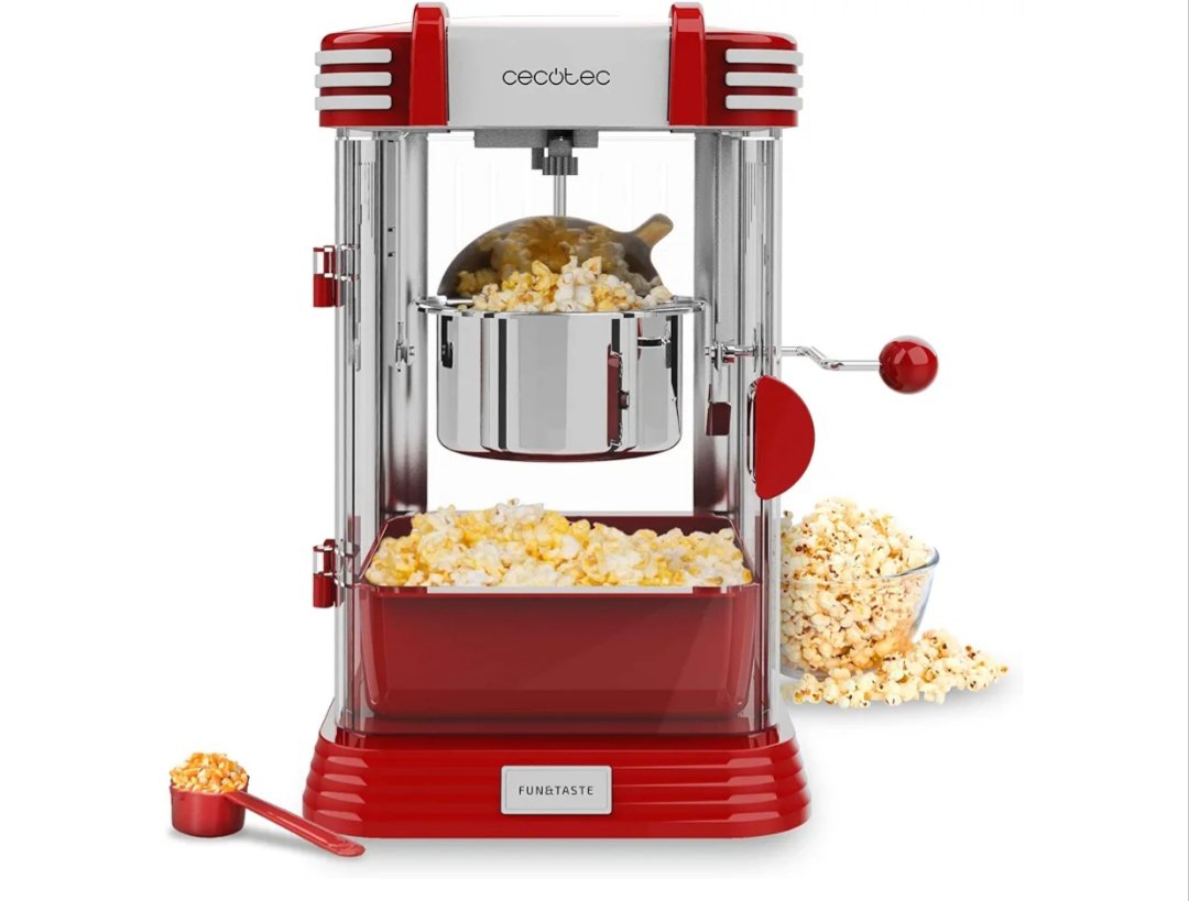 Cecotec Máquina de Palomitas Eléctrica