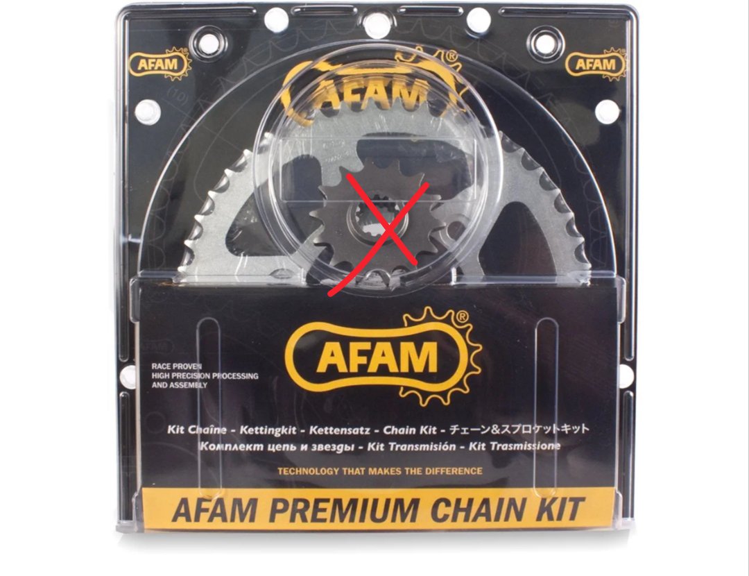 Afam 01226100 Kit cadena de moto