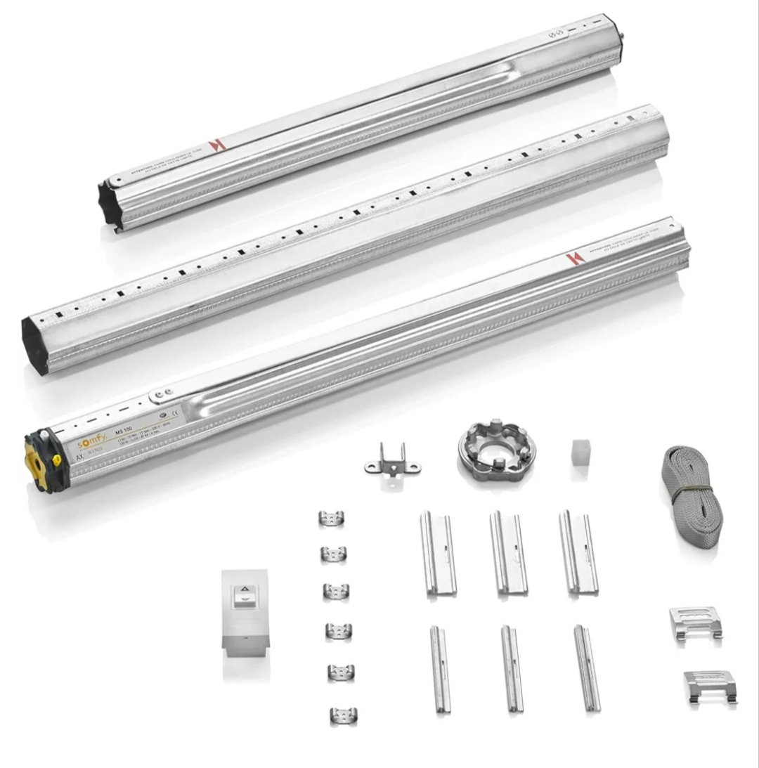 Somfy 2400670 - MS 100, Kit de motorización con cable.