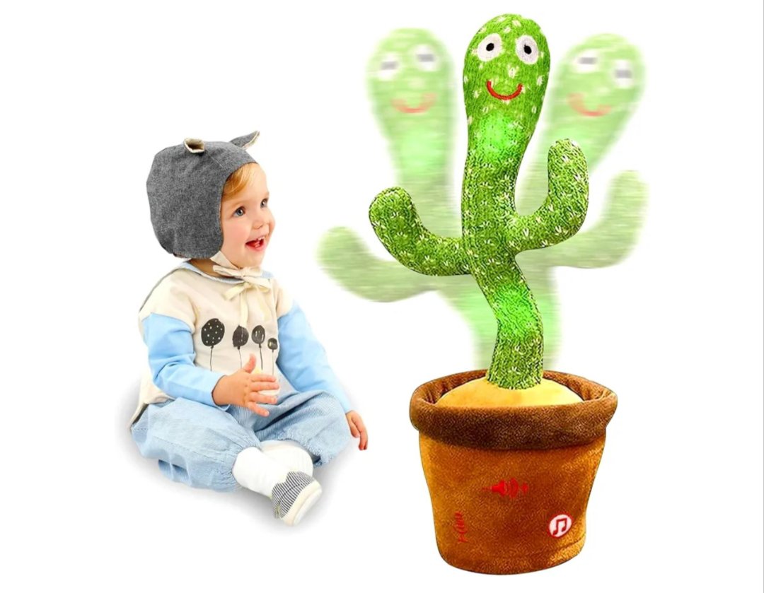 Cactus Bailarin, Juguete de Peluche Que Baila
