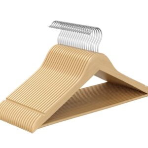 SONGMICS Perchas de Madera de Abedul CRW040K01
