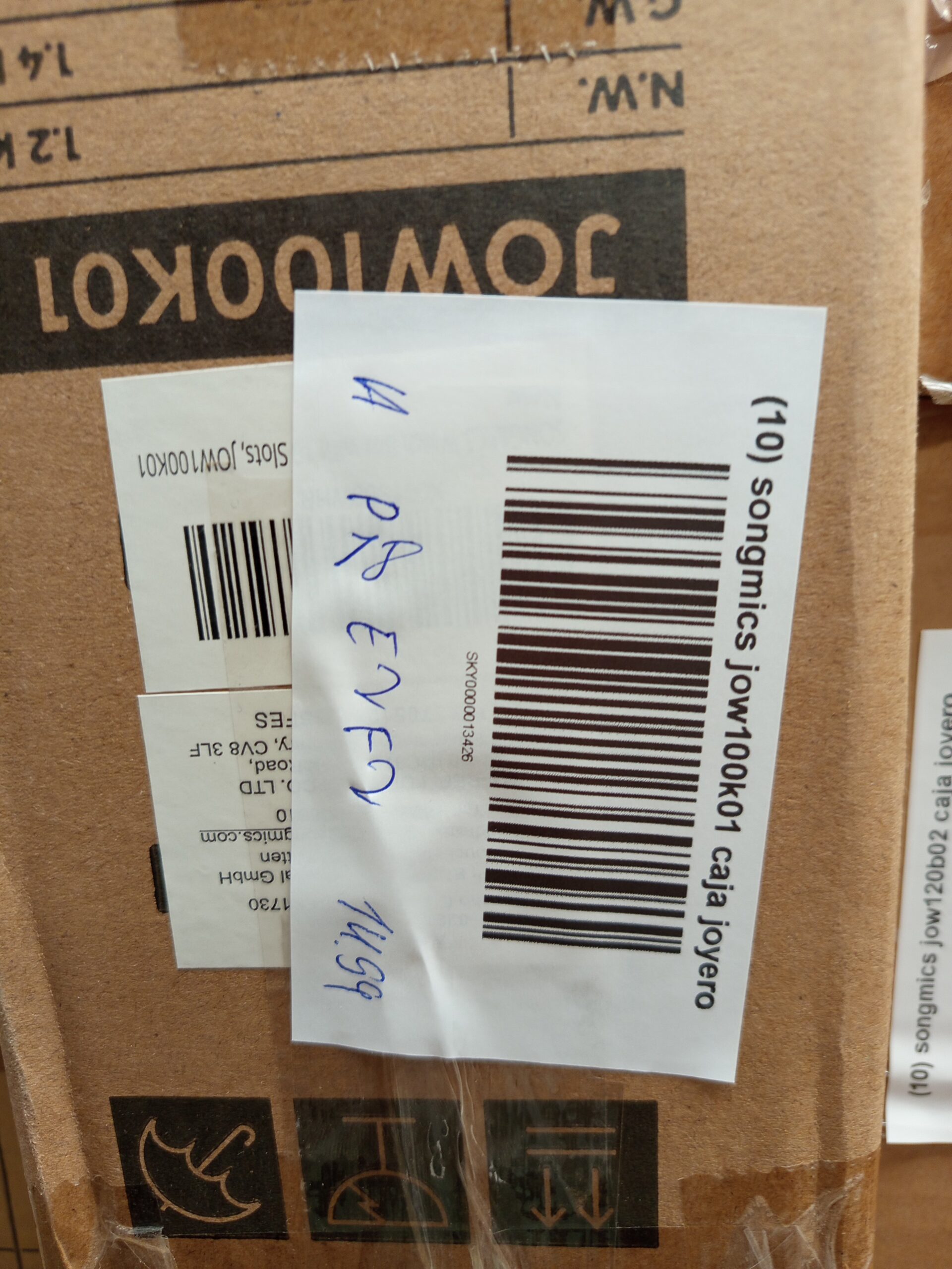 SONGMICS Caja para Relojes JOW100K01 - Imagen 8